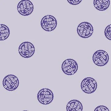 High quality glyph vector seamless pattern Stock Illustration