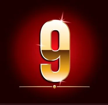 High quality gold-effect vector letters. Vector illustration Illustrazione stock