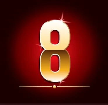 High quality gold-effect vector letters. Vector illustration Stockillustratie