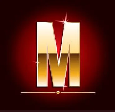 High quality gold-effect vector letters. Vector illustration Stock Illustration