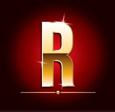 High quality gold-effect vector letters. Vector illustration Stockillustratie