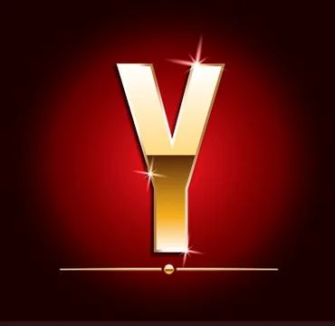 High quality gold-effect vector letters. Vector illustration Illustrazione stock