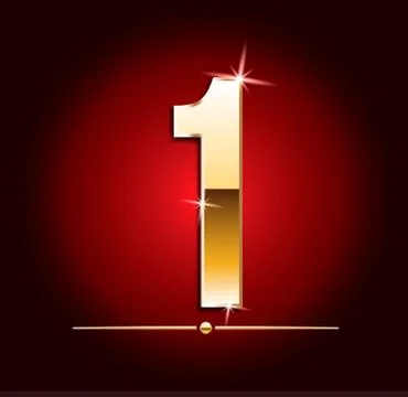 High quality gold-effect vector letters. Vector illustration 库存插图