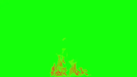 High Quality Green Screen Fire Video 4K Footage Stock-Footage 324629319