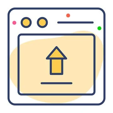 A high quality hand drawn icon of phishing attack concept, easy to use Stock Illustration