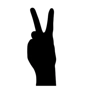 High quality hand gestures isolated on white background Victor Stock Illustration