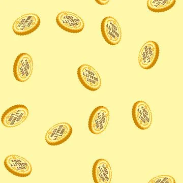 High quality isometric icon seamless pattern Illustrazione stock
