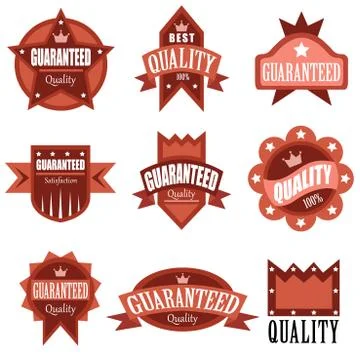 High quality labels Stock Illustration