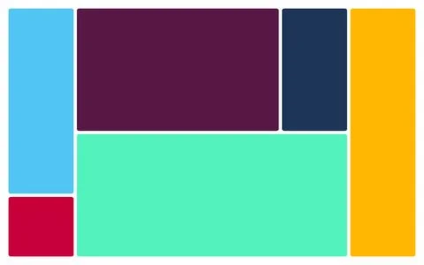 High quality layout grid templates for marketing materials and web projects Stock Illustration