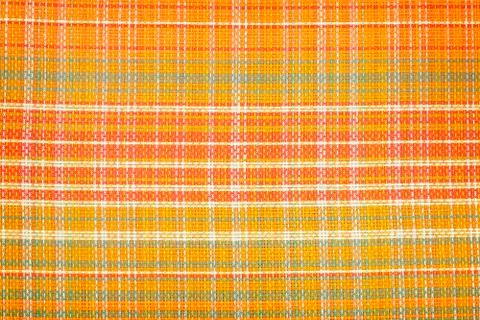 High quality linen in check pattern texture or background Stock Photos