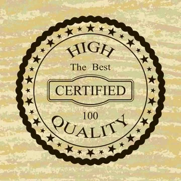 High quality logo Stock Illustration