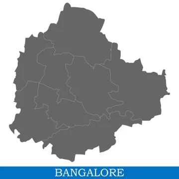 High Quality map city of India Stock Illustration