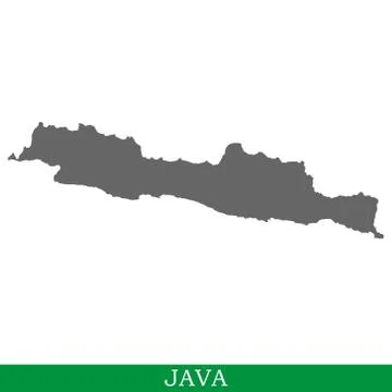 High quality map of Iisland Stock Illustration
