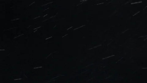 High quality motion animation falling snowflakes on a black background. Stock Footage 117966939