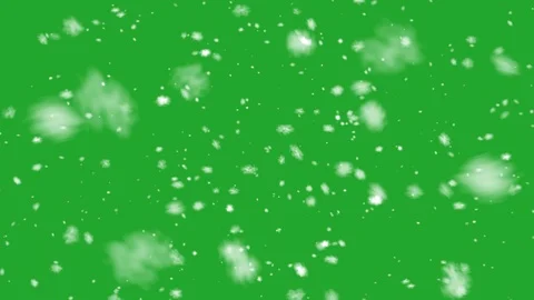 High quality motion animation repesenting snow falling animated on  the green Stock Footage 117046609