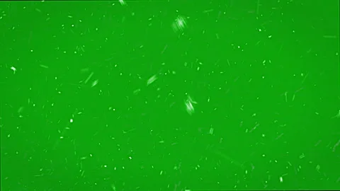High quality motion animation repesenting snow falling on green screen Stock-Footage 138743410
