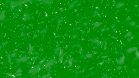 High quality motion animation snow falling on green screen background. 스톡 동영상 120992920