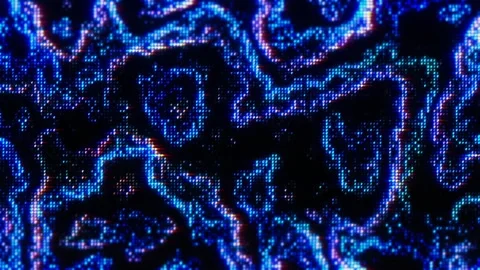 High quality multicolor background of blue particles sparkling Stock Footage 295282762