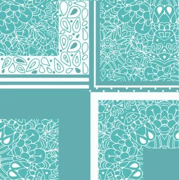 High quality original geometric pattern for fabric, designm text Stock Illustration