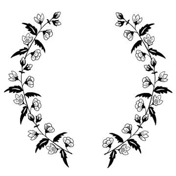 High quality original illustration of spring flower Stock Illustration