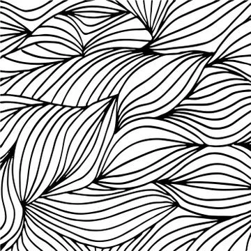 High quality original lines pattern for coloring on white backgr Stock Illustration