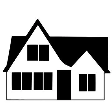 High quality original trendy vector Icon house Illustrazione stock