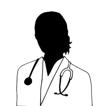 High quality original vector illustration of a doctor Stock Illustration