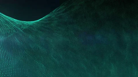 High Quality Particles moving Abstract Background 4k Stock Footage 221680644