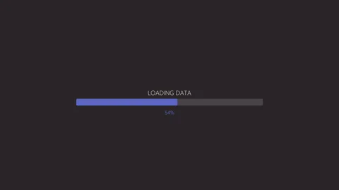 High quality progress bar design element for video designers and website cr.. Stock Footage 323523542