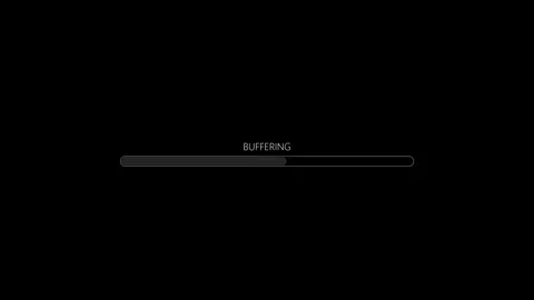 High quality progress bar design for digital projects featuring buffering p.. Stock Footage 323523544