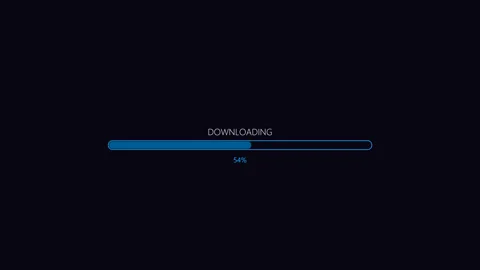 High quality progress bar design element video for web designers and digita.. Stock Footage 323523557