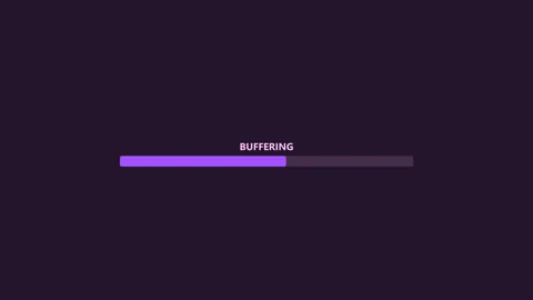 High quality progress bar showing buffering status for video designers and .. Stock Footage 323523081
