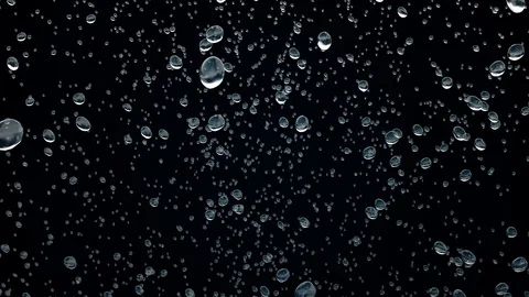 High Quality Rain, Very Slow Motion Rain Drop, Isolated, Thunder, Lightning Stock-Footage 129378973