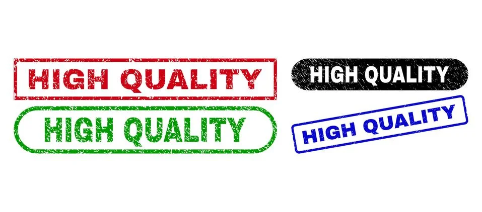 HIGH QUALITY Rectangle Stamp Seals Using Grunge Surface Stock Illustration