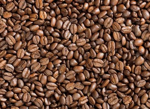 High quality roasted coffee background Stock Photos