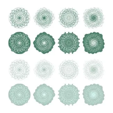 High quality rossete vector elements. Stock Illustration