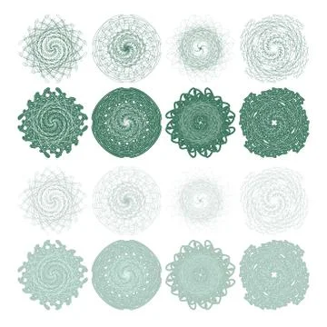 High quality rossete vector elements. 스톡 일러스트