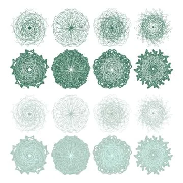 High quality rossete vector elements. Stock Illustration