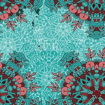 High quality seamless colored pattern Stock Illustration