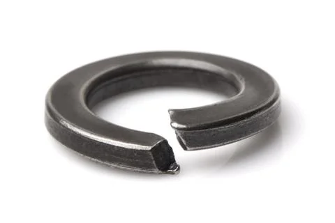 High quality single spring washer,perfect for various applications,showcased in Stock Photos