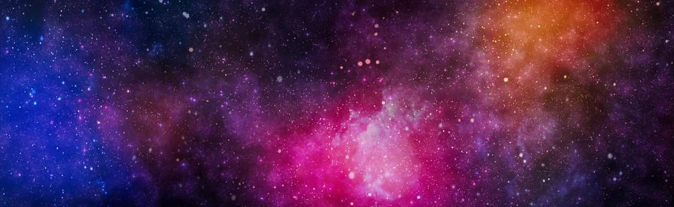 High quality space background. explosion supernova. Bright Star Nebula. Dista Illustrazione stock