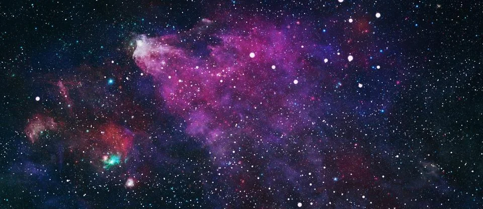 High quality space background. explosion supernova. Bright Star Nebula. Dista Stock Illustration