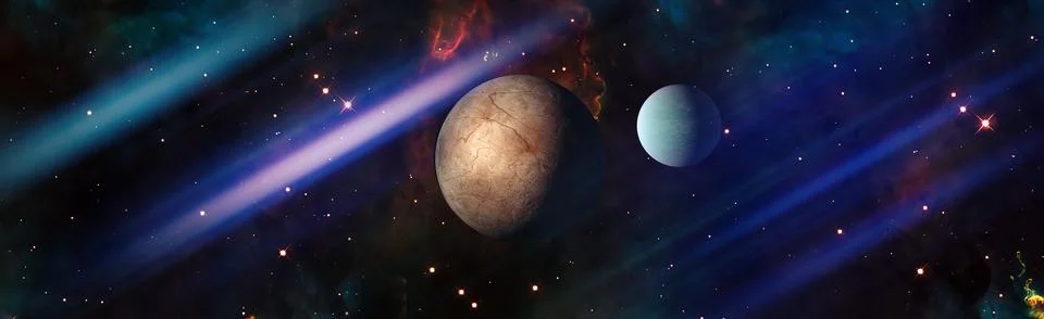 High quality space background. explosion supernova. Bright Star Nebula. Dis.. Illustrazione stock