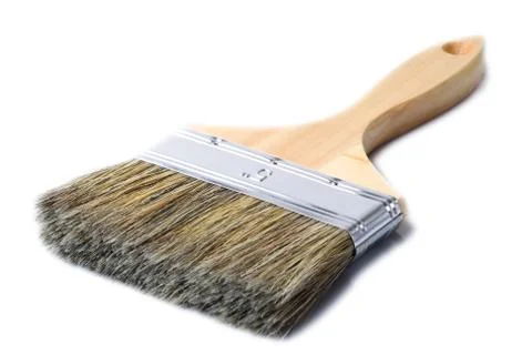 High quality studio shot of a big brush,isolated on a white background,perfect Stock Photos