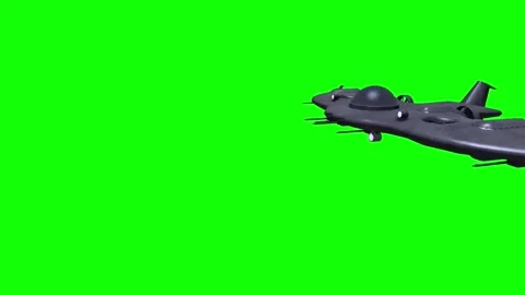 High Quality Submarine Green Screen Chroma Key Effect Video Footage Stock Footage 324629521