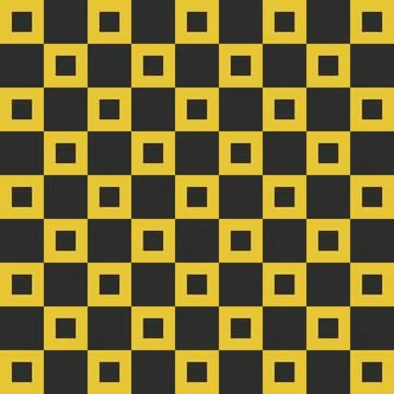 High quality vector illustration of a seamless square pattern in Y2K retro st Stock Illustration
