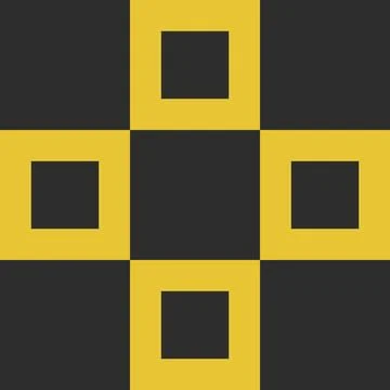 High quality vector illustration of a seamless square pattern in Y2K retro .. Illustrazione stock