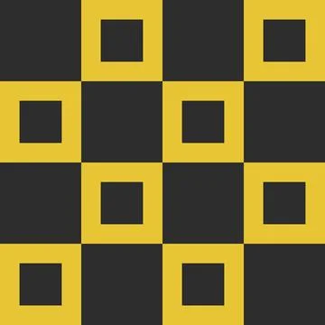 High quality vector illustration of a seamless square pattern in Y2K retro st Illustrazione stock