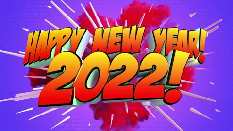 High quality video of abstract colored smoke explosion with message in 4K Stock-Footage 161072869