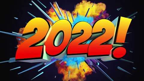 High quality video of abstract colored smoke explosion with message in 4K Stock Footage 161073039